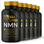 (6-pack) VITA LONGA NMN, 60 kapsler. 500 mg. NMN, 99,9% renhed